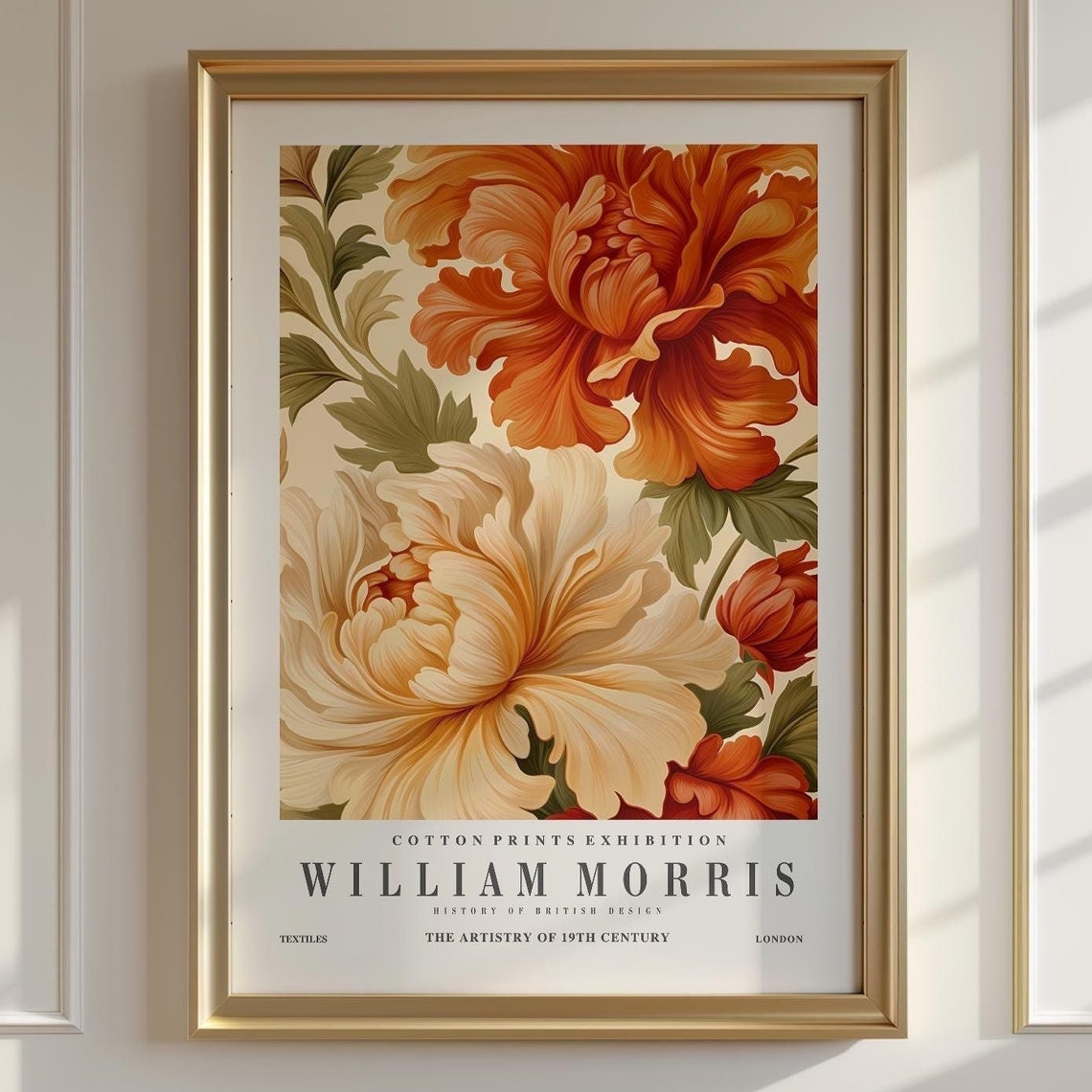 William Morris Botanical Floral Vintage Art Print
