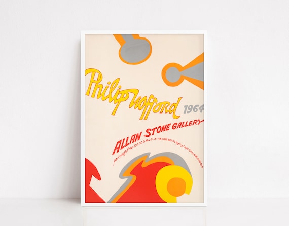 Philip Wofford 1964 Allan Stone Gallery Pop Art Exhibition Poster