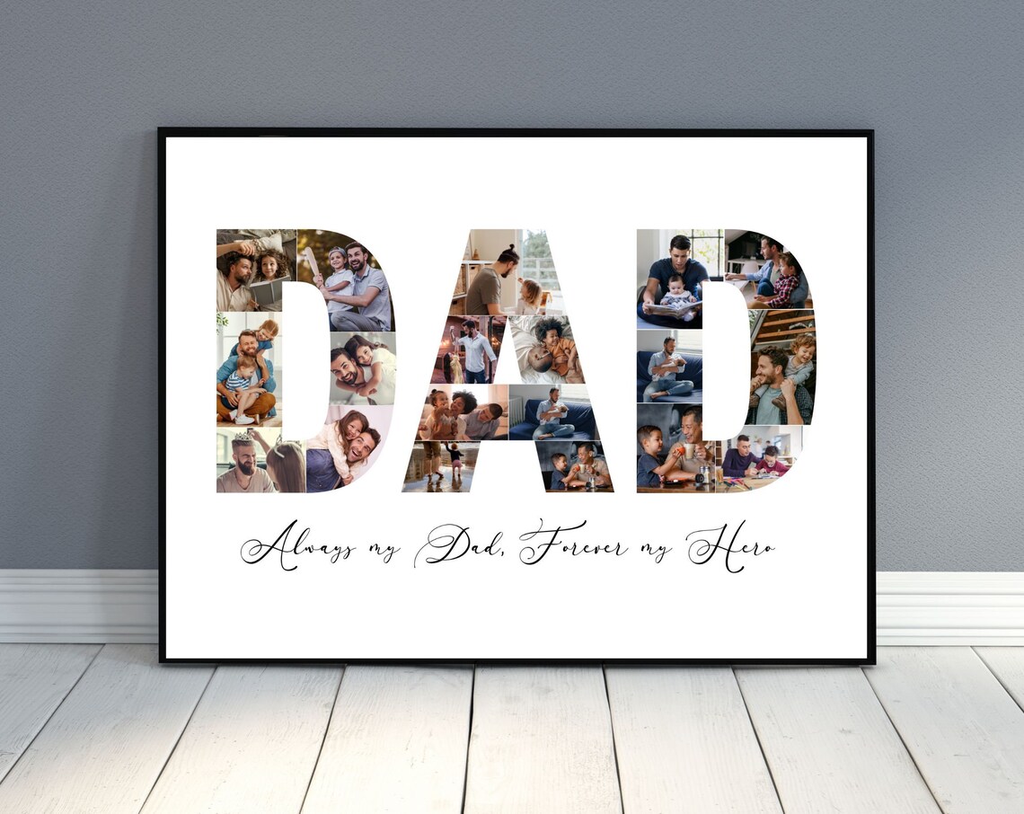 Dad Photo Collage DIY Canva Template - Image 2