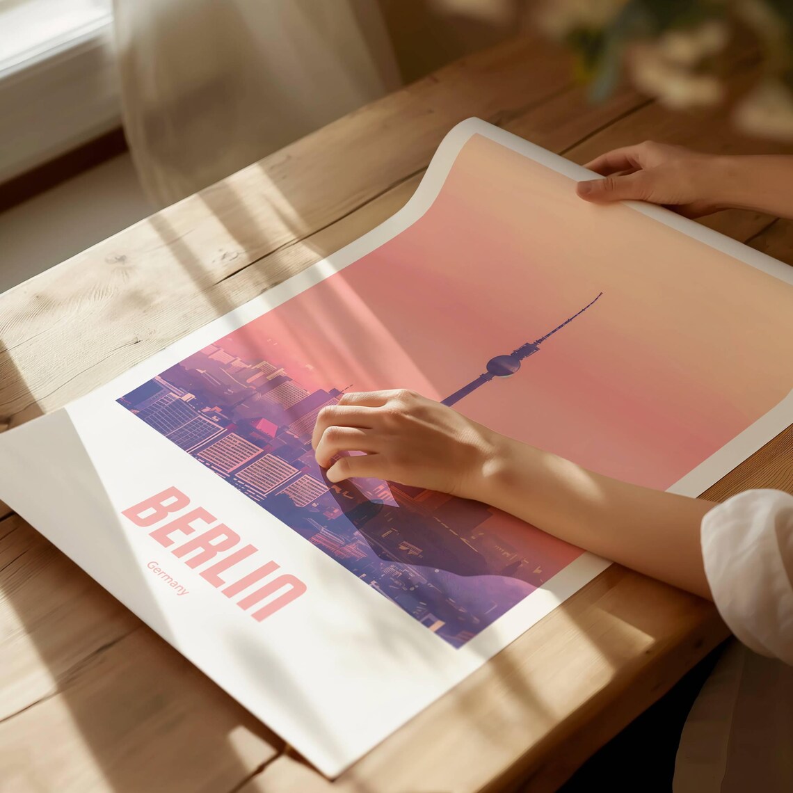 Berlin Vintage Travel Poster, Retro City Print - Image 3