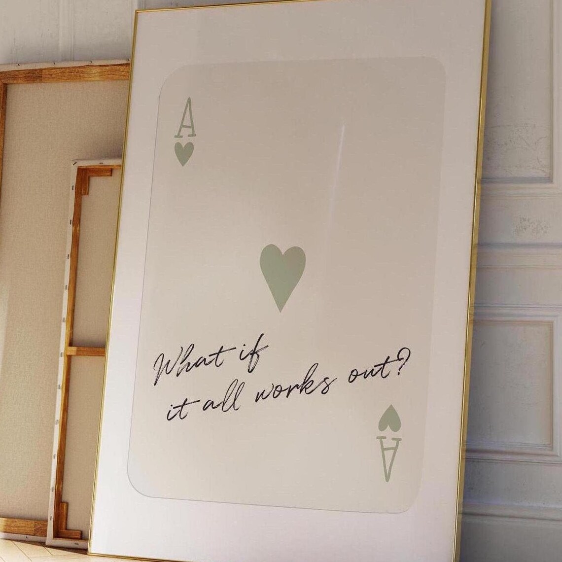 Ace Of Hearts What If It All Works Out Poster