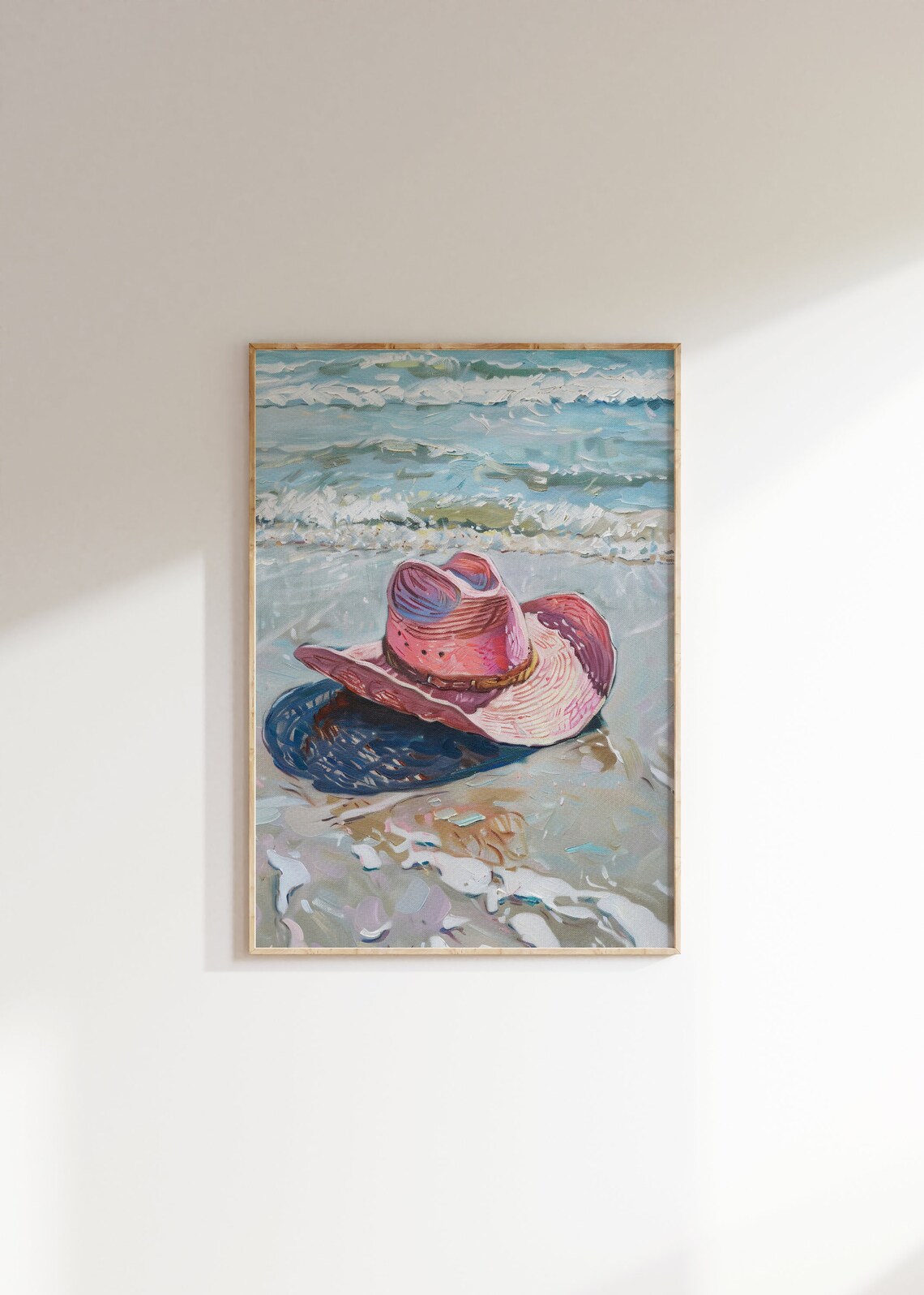 Coastal Cowgirl Beach Poster, Retro Summer Decor - Image 2