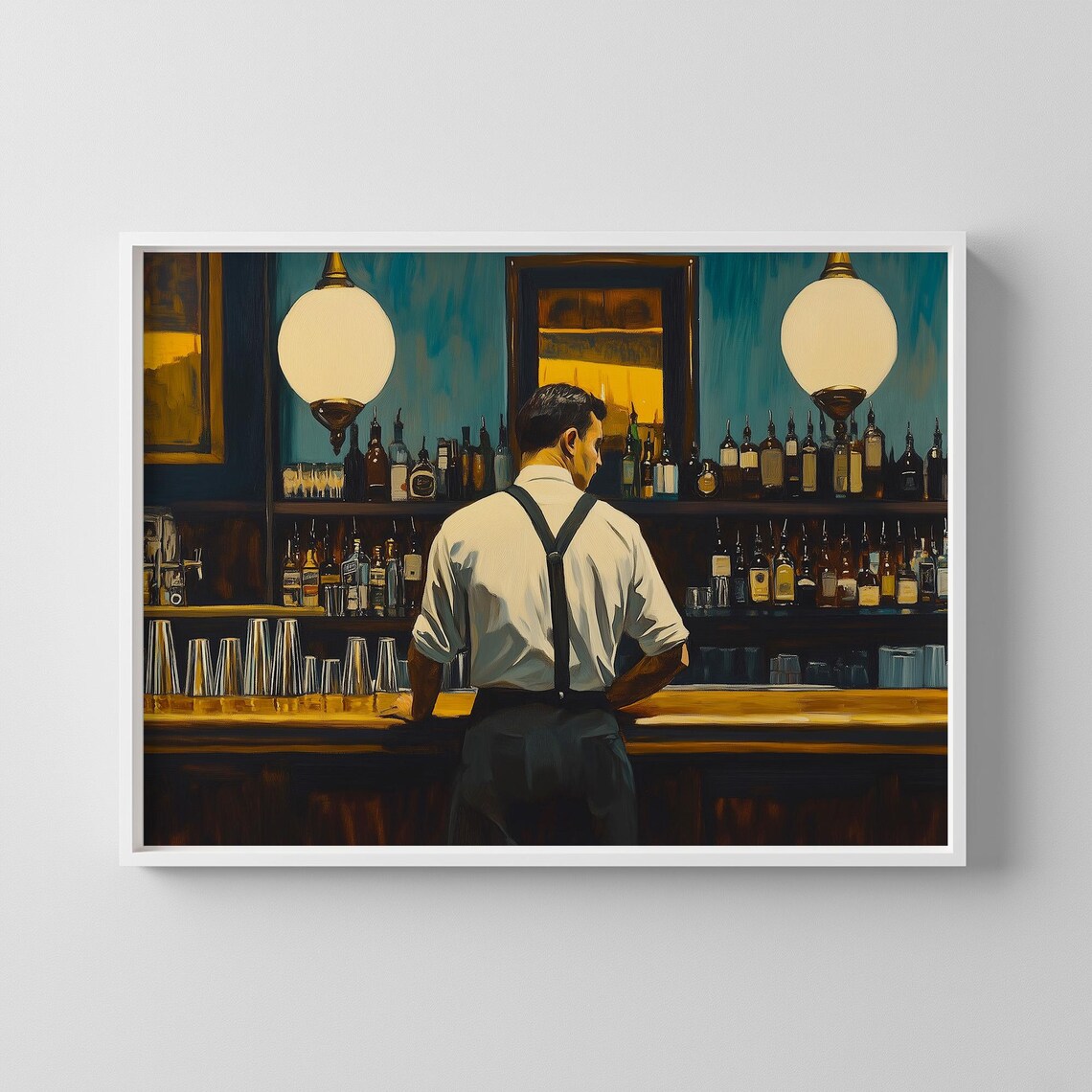 Edward Hopper Nighthawks Realism Art Print