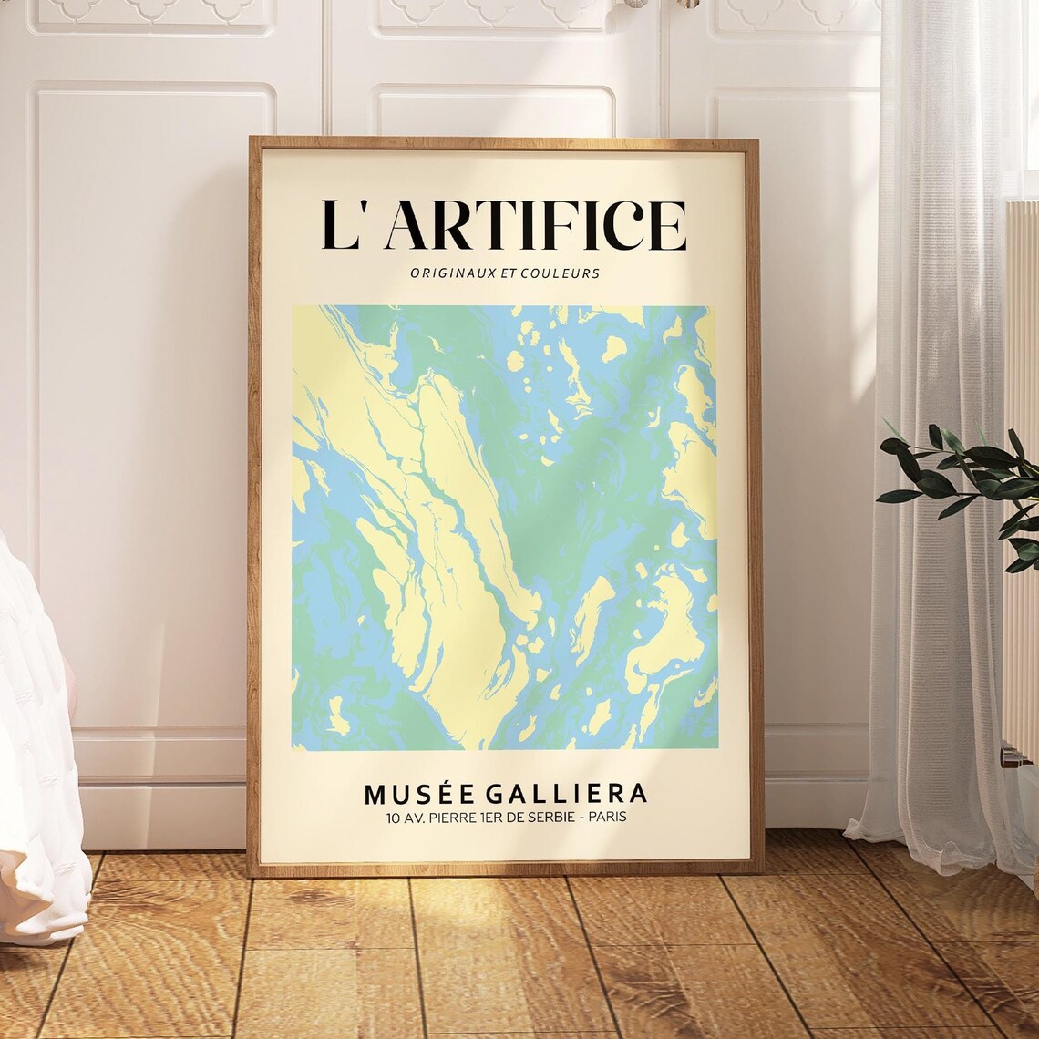 Abstract Wall Art, Minimalist Exhibition Gallery Objects