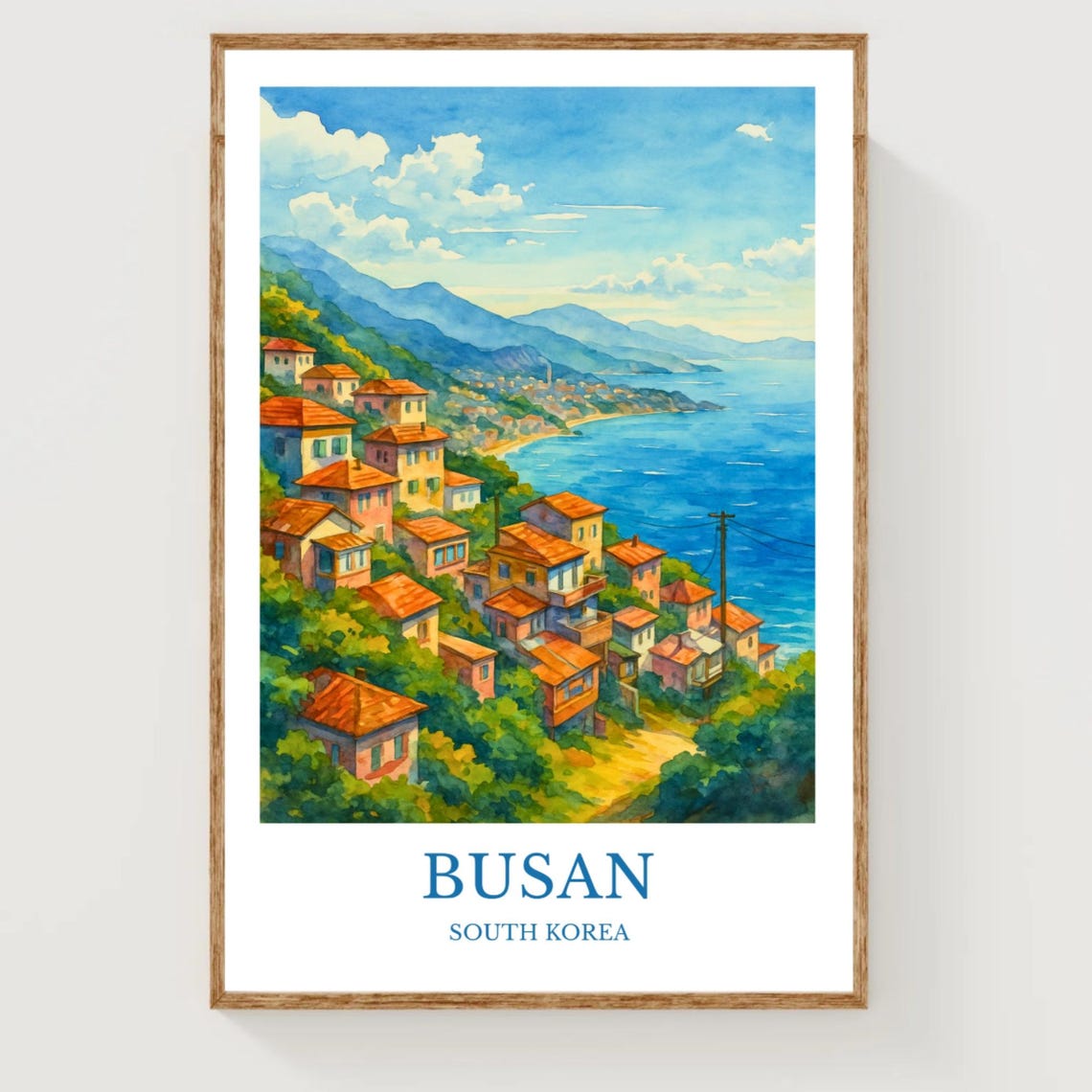Busan Travel Poster