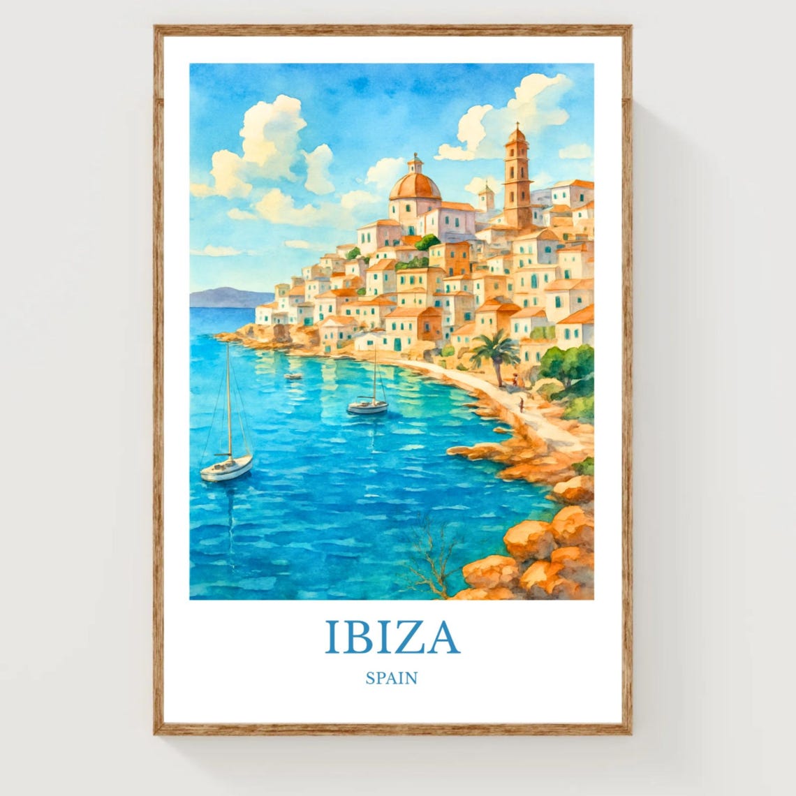 Ibiza Travel Poster