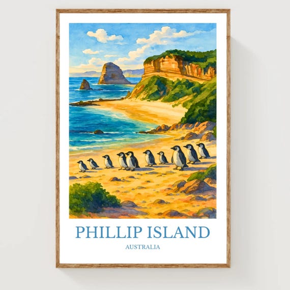 Phillip Island Australia Poster