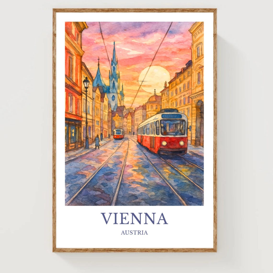 Vienna Travel Poster