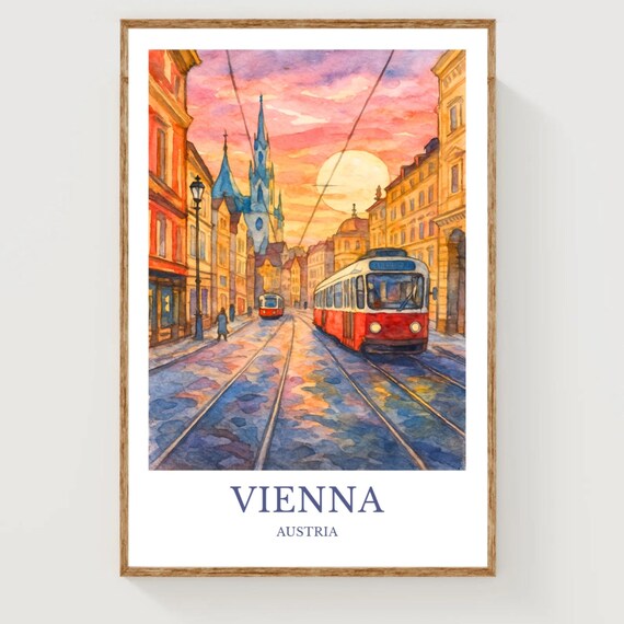 Vienna Travel Poster