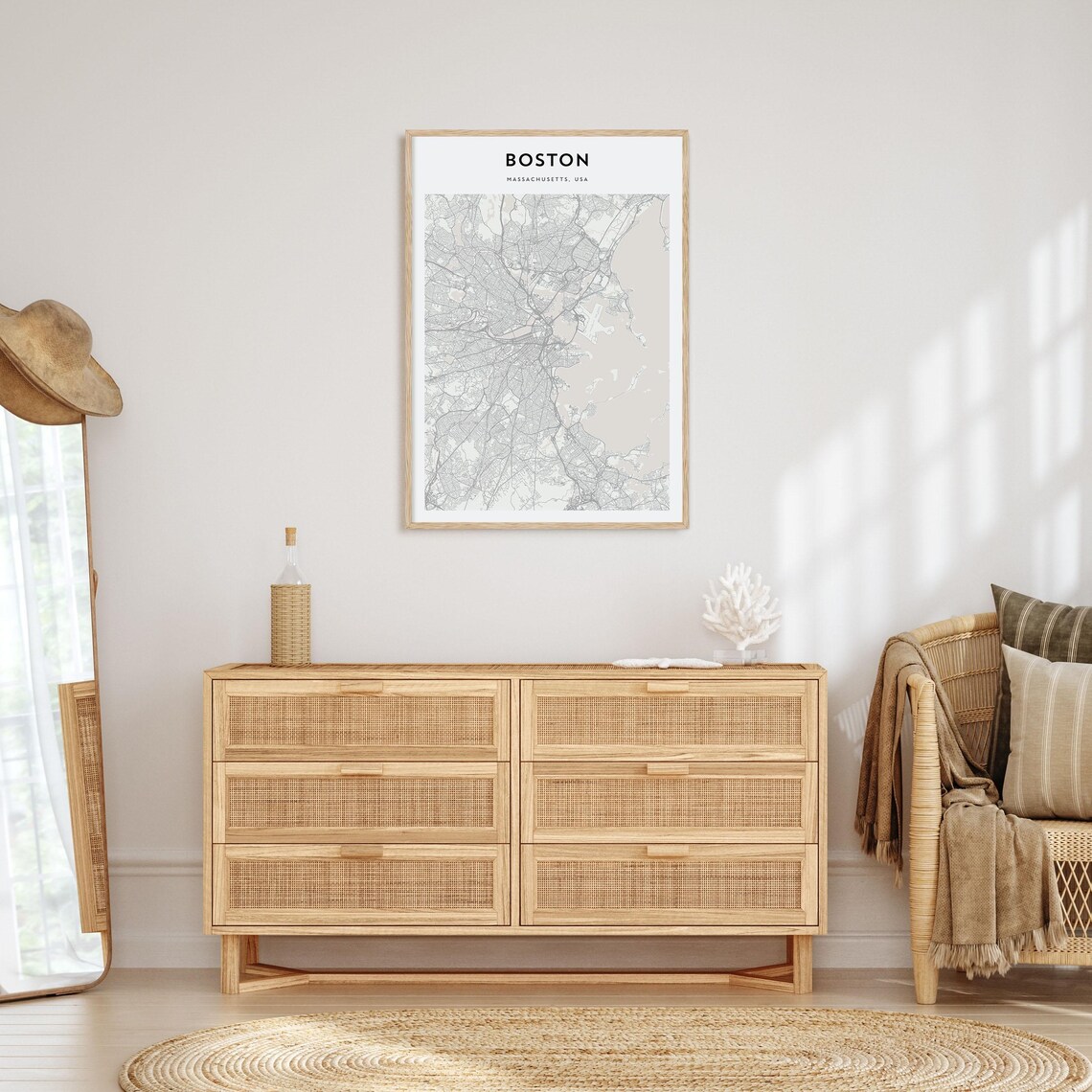 Boston Personalized Map Poster, Travel Wall Art - Image 4