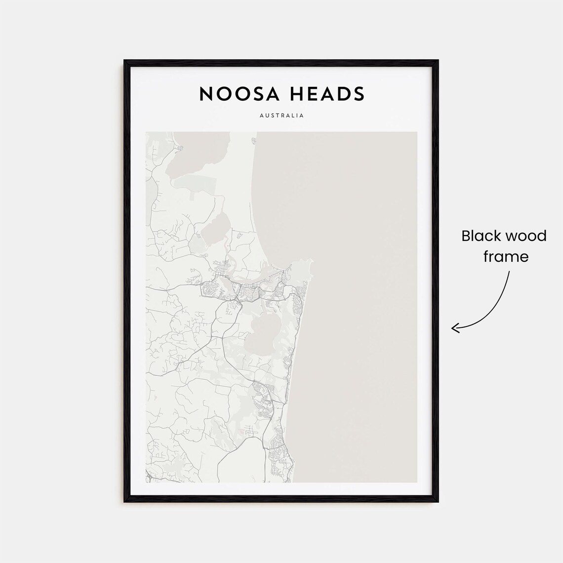 Noosa Heads Map Poster Noosa Heads Map Print Noosa Heads Personalized Map Art Noosa Heads Wall Art Noosa Heads Travel Print Australia - Image 3