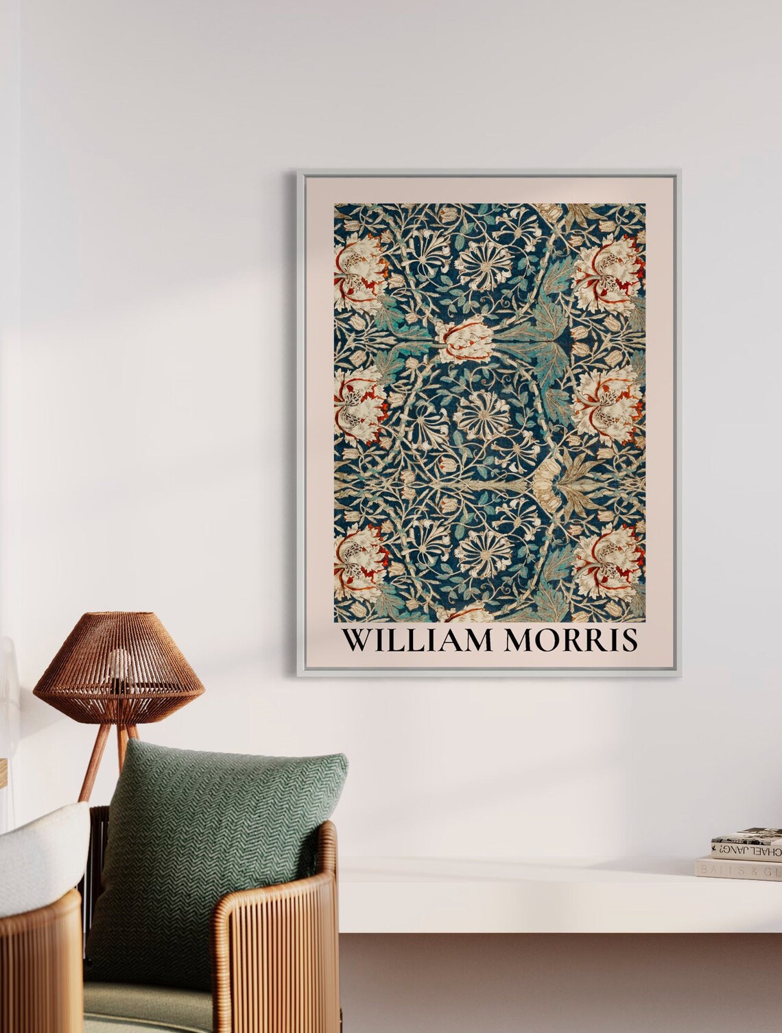 William Morris Botanical Vintage Art Nouveau Art Print - Image 4