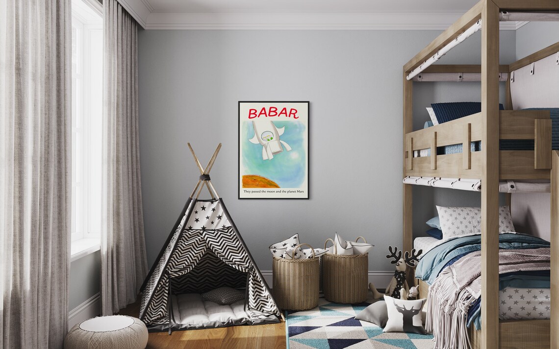 Babar The Classic Travel Poster - Image 4