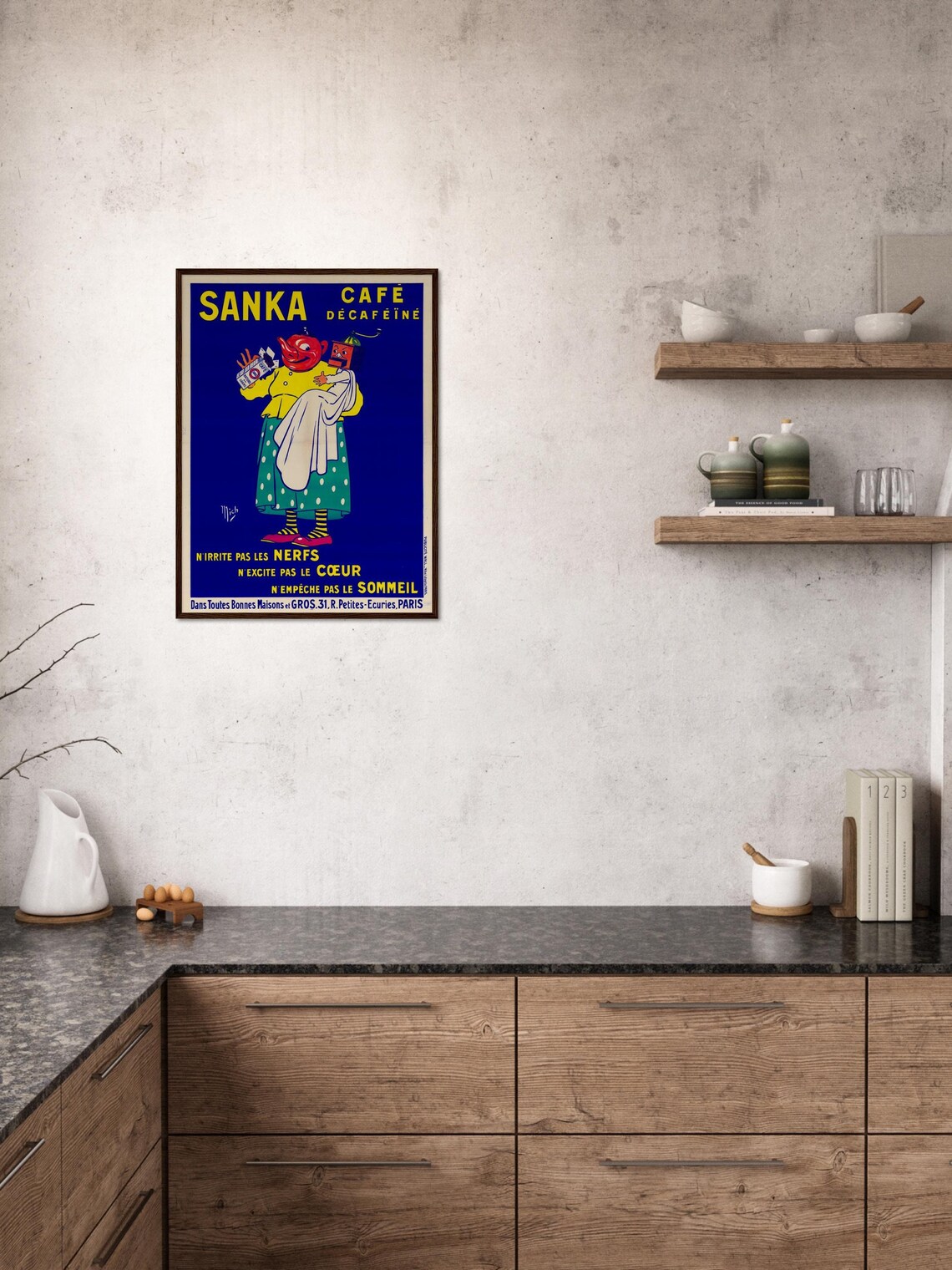 Vintage Coffee Print Advertisement, Retro Kitchen Decor - Image 4