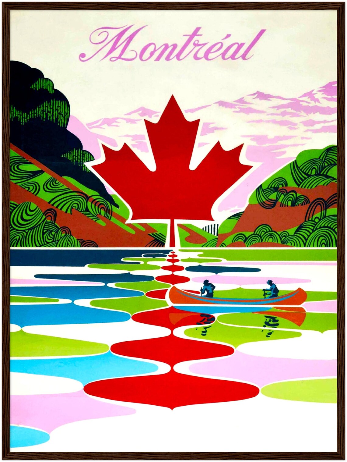 Montreal Retro Travel Poster, Vintage Decor - Image 4