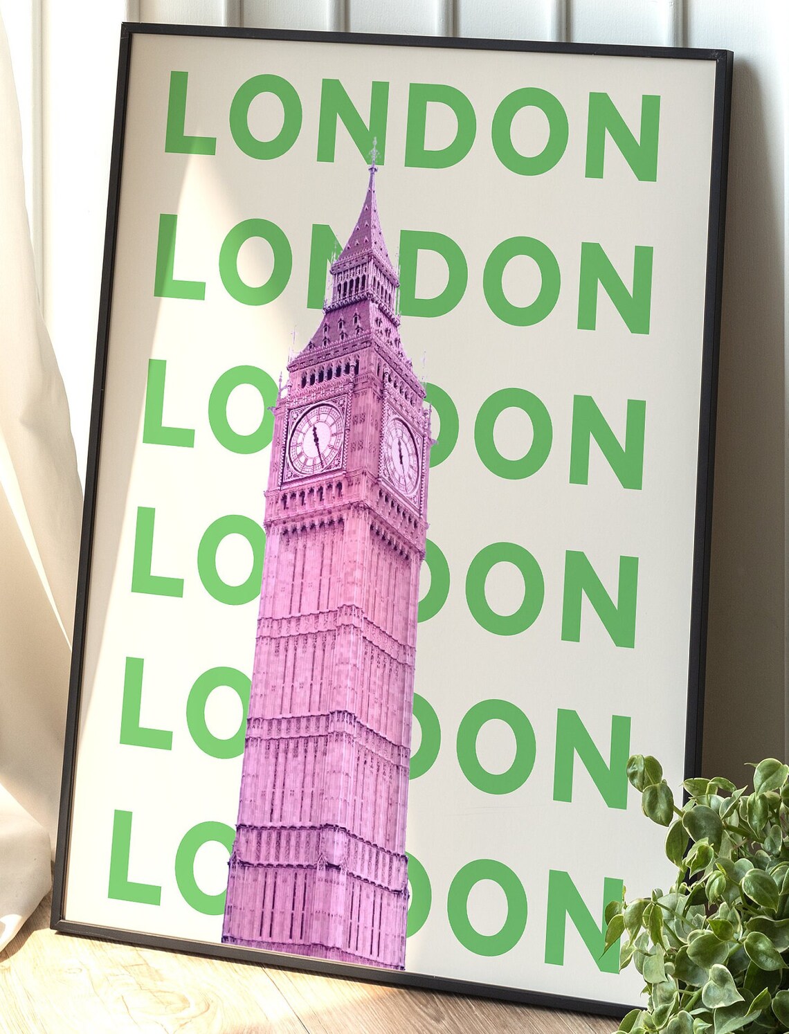 London City Travel Poster, Teen Bedroom Decor - Image 2