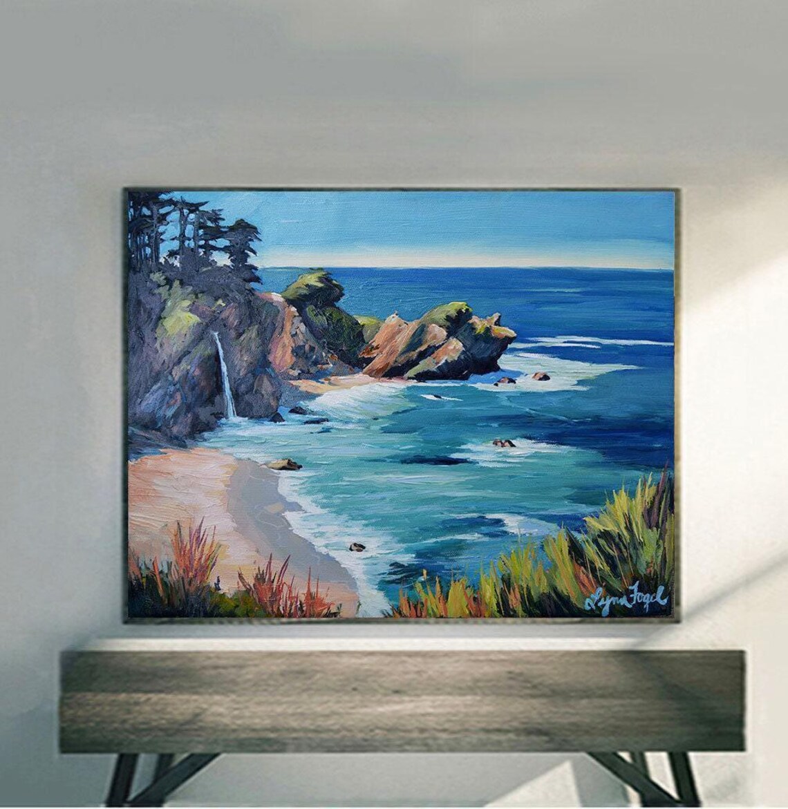 Big Sur McWay Falls, Julia Pfeiffer Burns Art Print