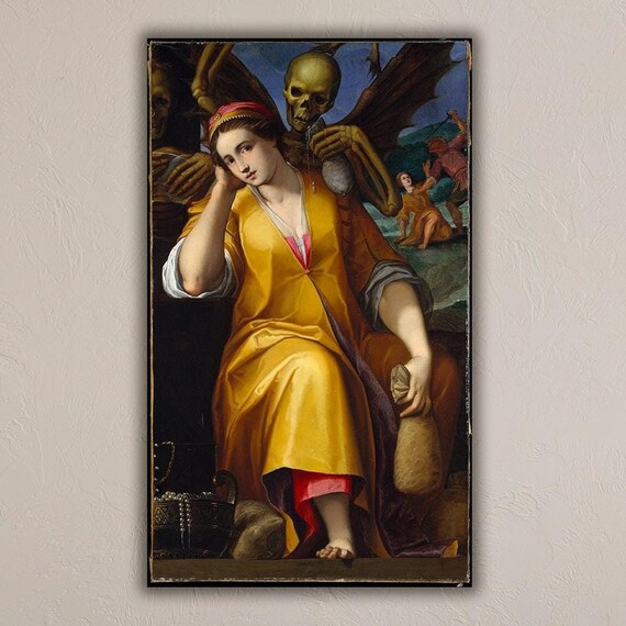 Allegory Of Avarice Jacopo Ligozzi Renaissance Canvas Poster