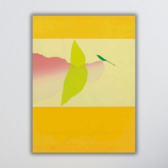 Jagdish Swaminathan Bird Art Print Surreal Abstract Poster