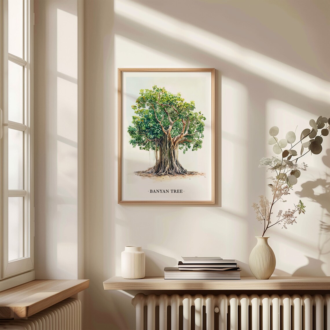 Banyan Tree Botanical Wall Art, Nature Poster - Image 3