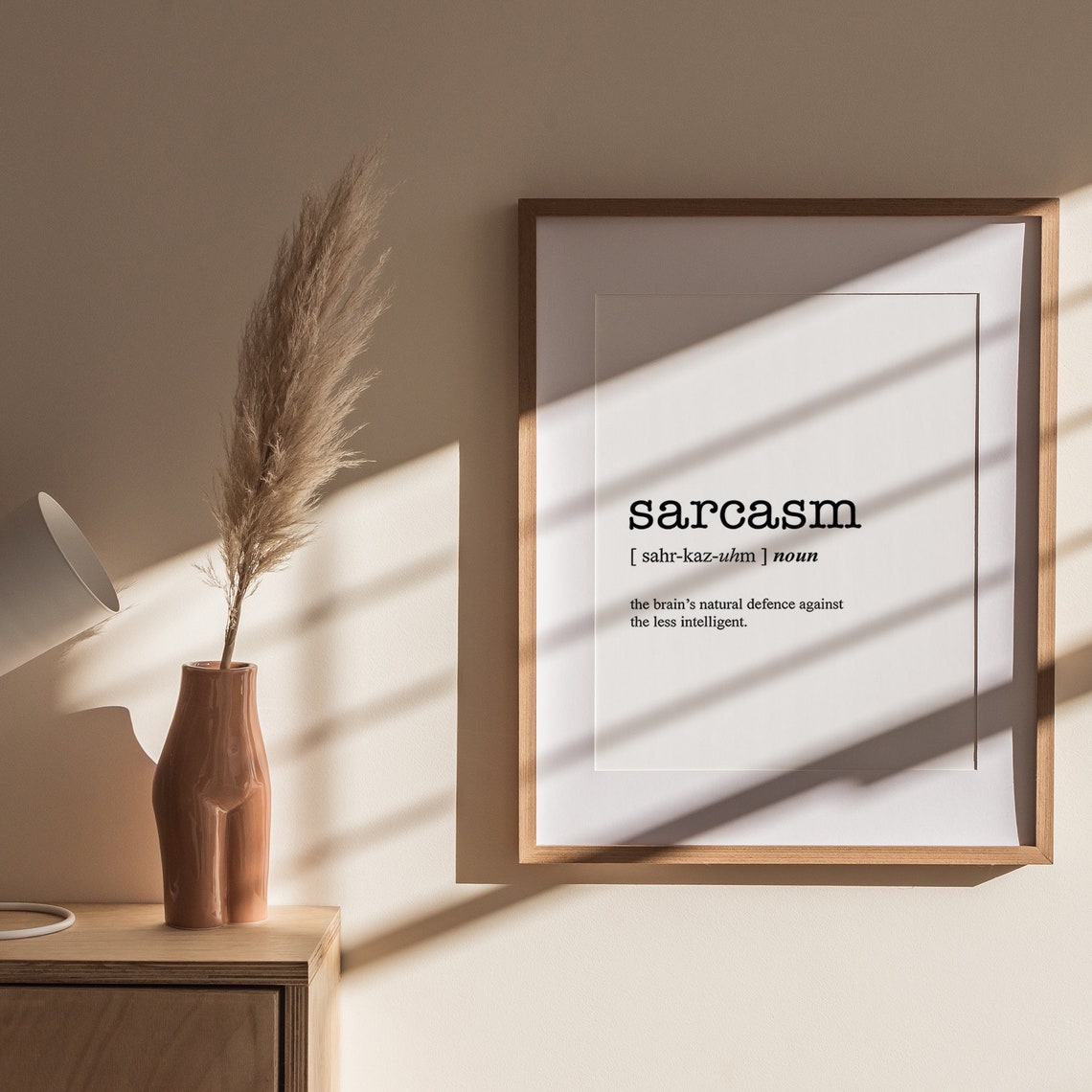 Sarcasm Definition Funny Dictionary Meaning Witty Brain Humor Poster - Image 5