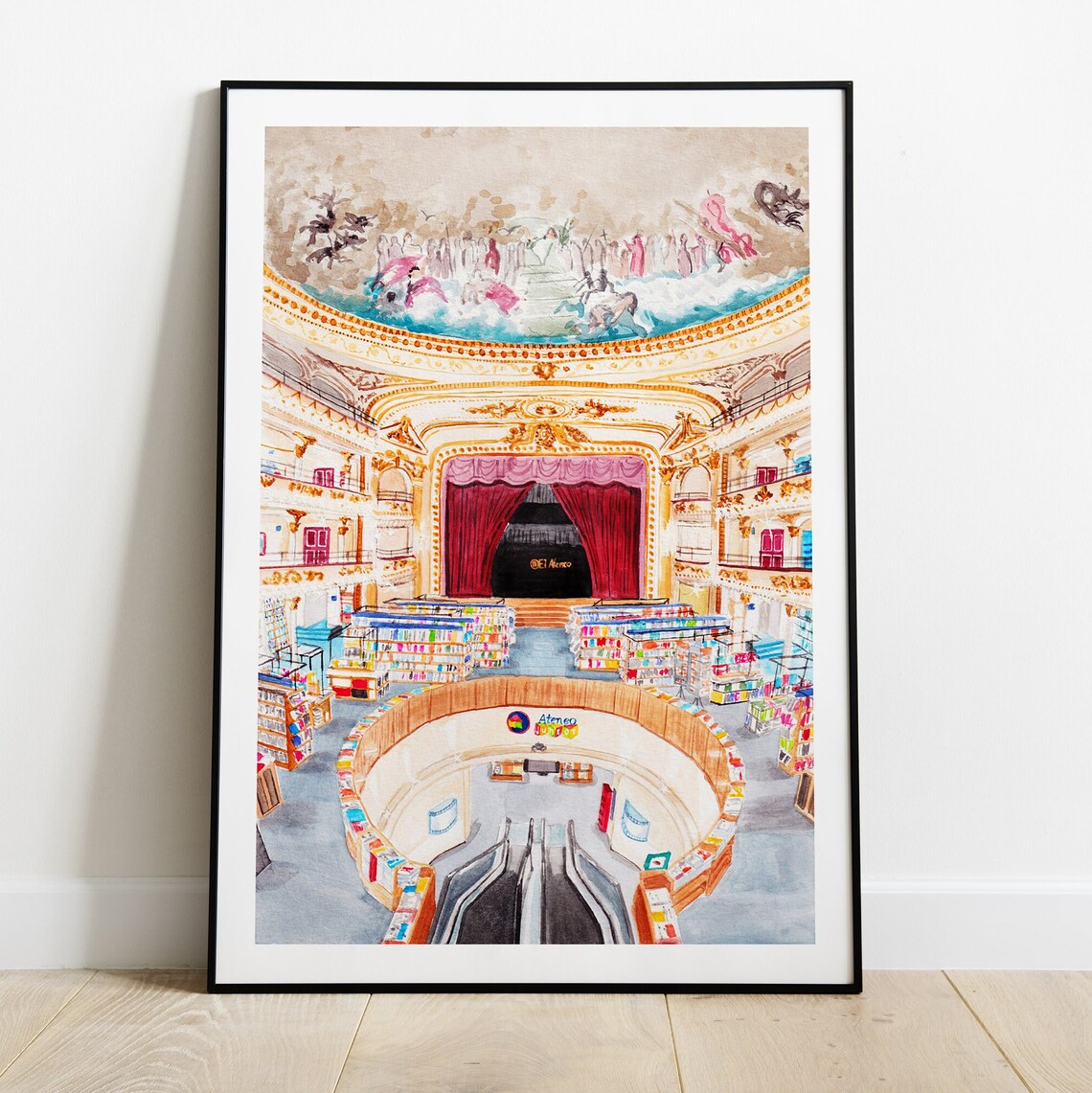 El Ateneo Grand Splendid Buenos Aires Travel Poster - Image 2