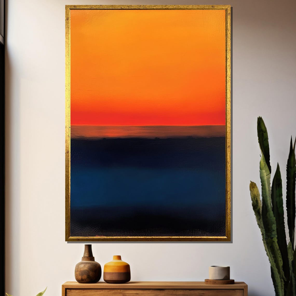 Mark Rothko Painting, Abstract Wall Art Gift