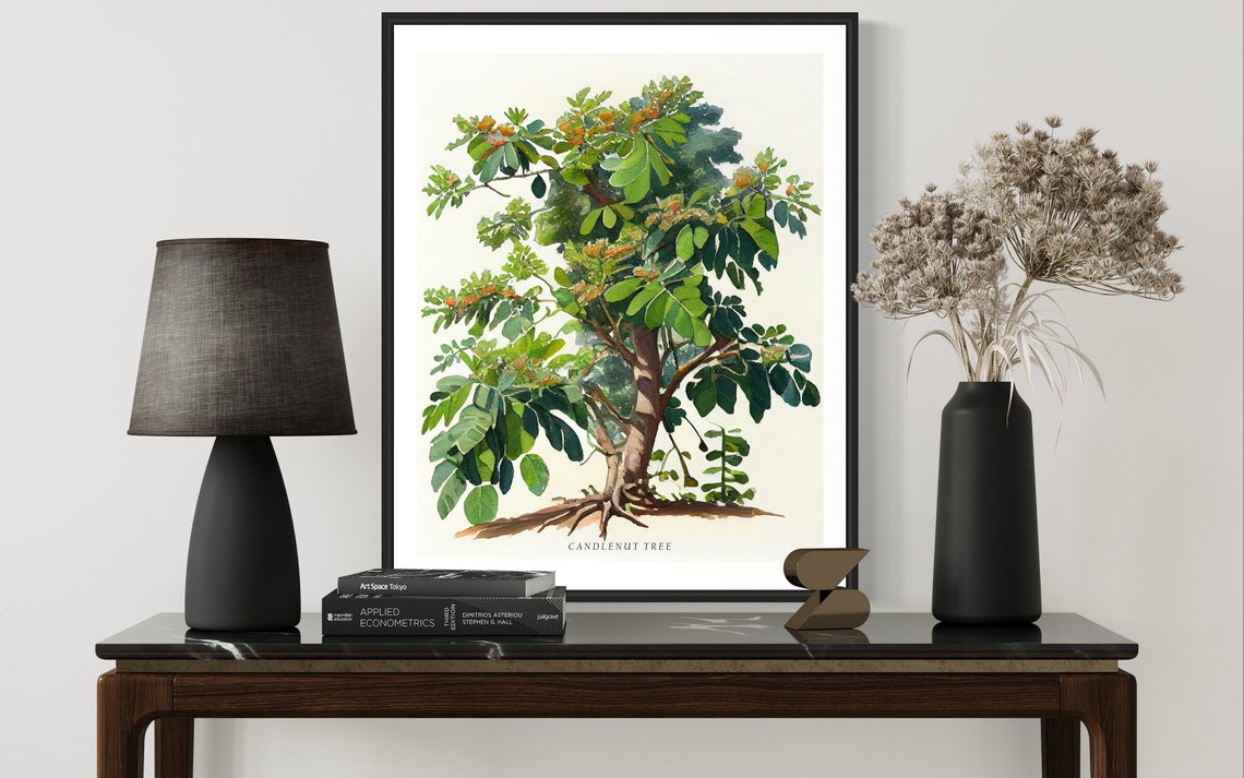 Candlenut Tree Art Print Candlenut Tree Wall Art Poster - Image 3