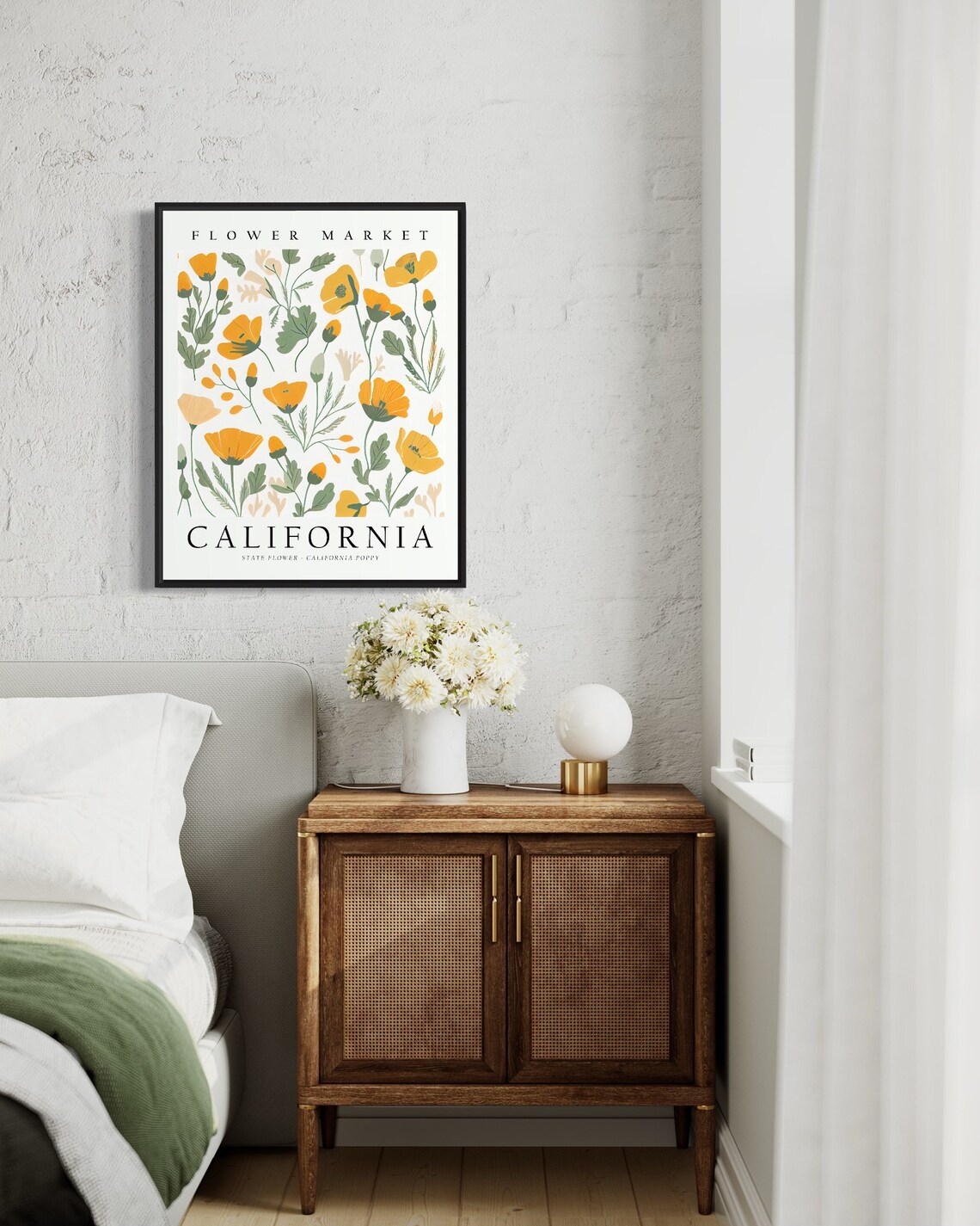 California State Flower California Poppy Art Print - Image 3