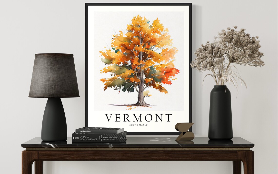 Vermont State Tree Sugar Maple Art Print - Image 2