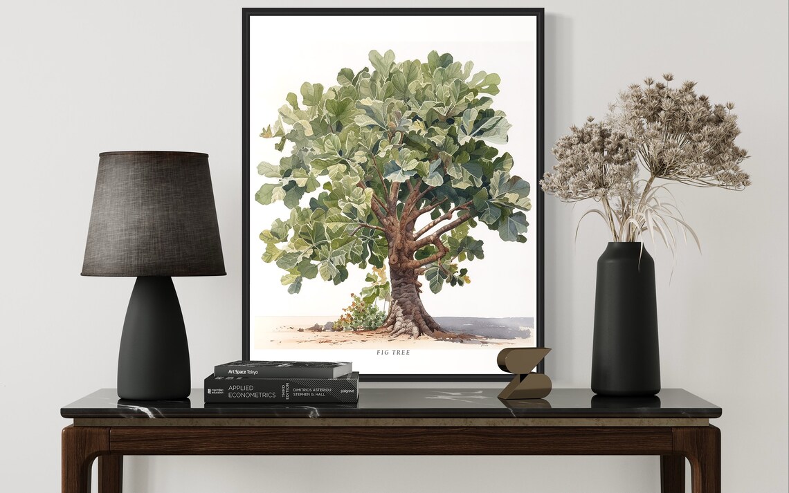 Fig Tree Art Print, Botanical Kitchen Wall Art - Image 3