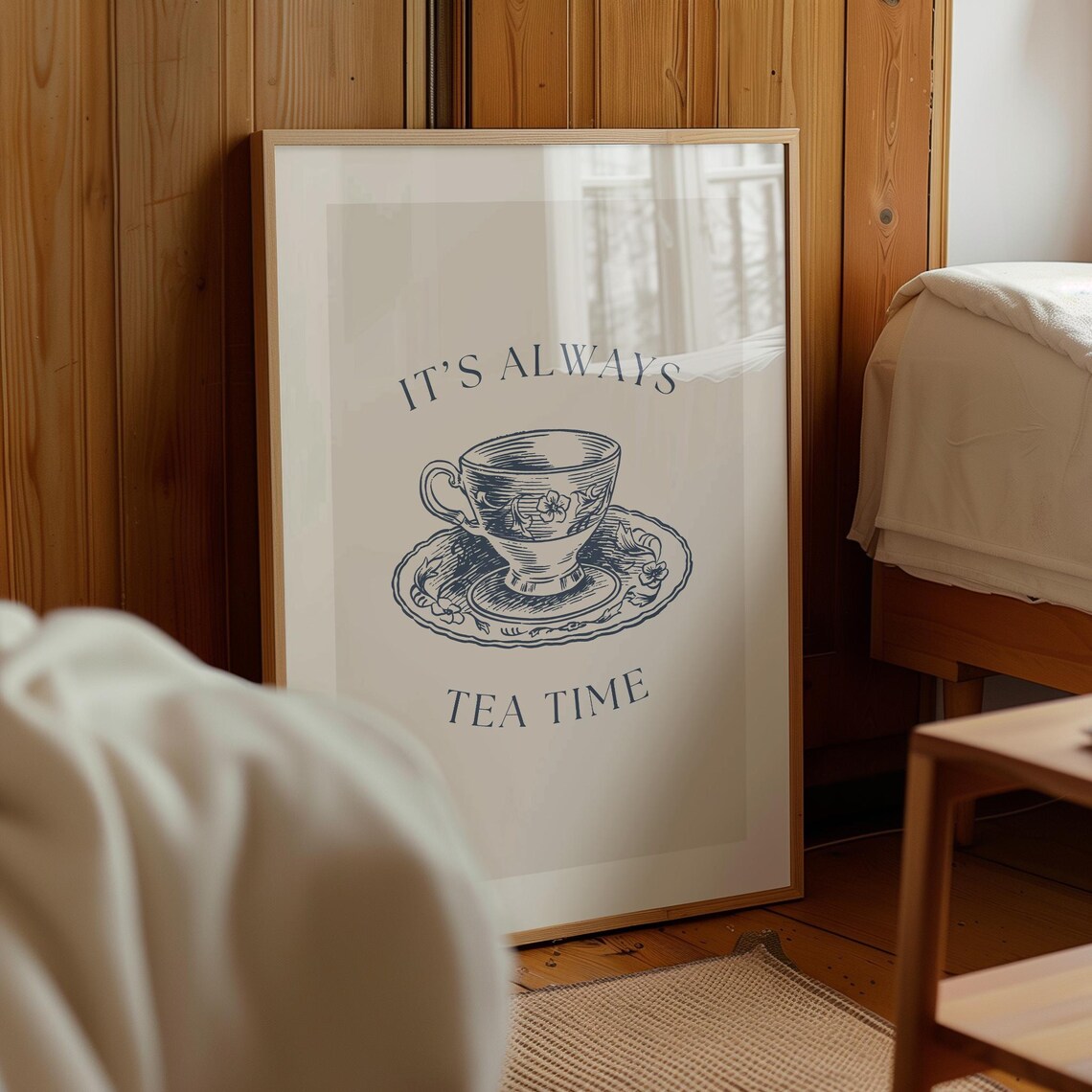 Its Always Tea Time - Tea Quote Art Print - Image 3