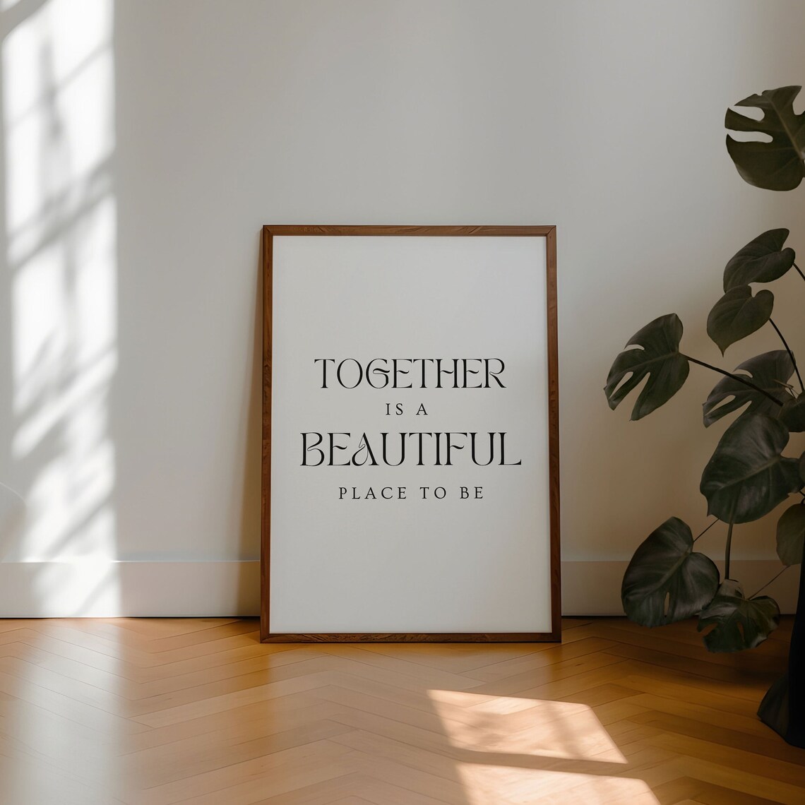 Together Is A Beautiful Place To Be, Wedding Quote - Image 2
