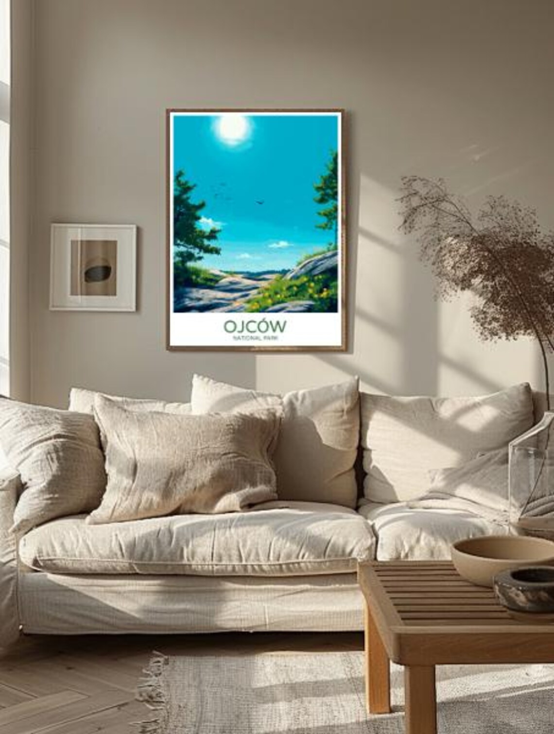 Ojcow National Park Poland Wild Forest Rocks Sunny Meadow Poster - Image 2