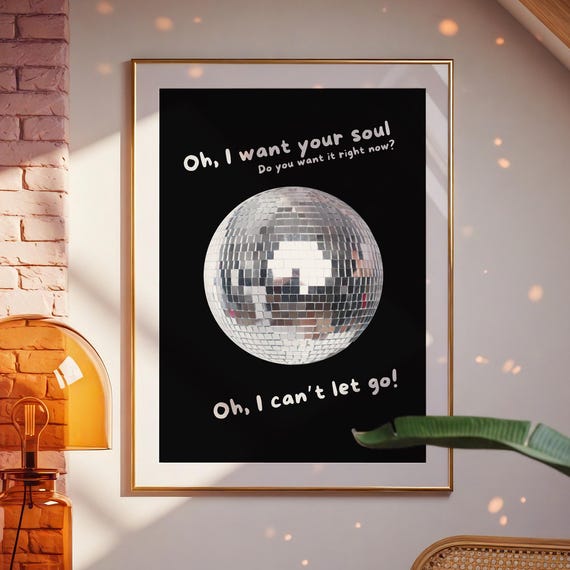I Want Your Soul Print Armand Van Helden Wall Art 90s House Music Poster Dj Room Decor Rave Edm Retro Dance Artwork Gift