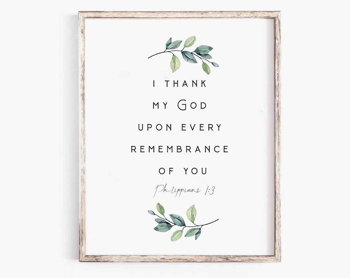 Philippians 13 Minimalist Scripture Art Print