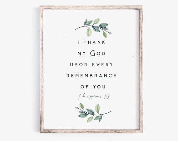 Philippians 13 Minimalist Scripture Art Print