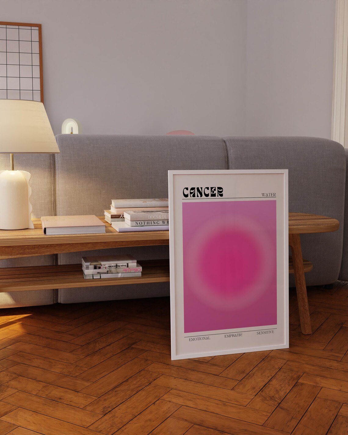 Cancer Aura Zodiac Poster, Astrology Wall Art Print - Image 5