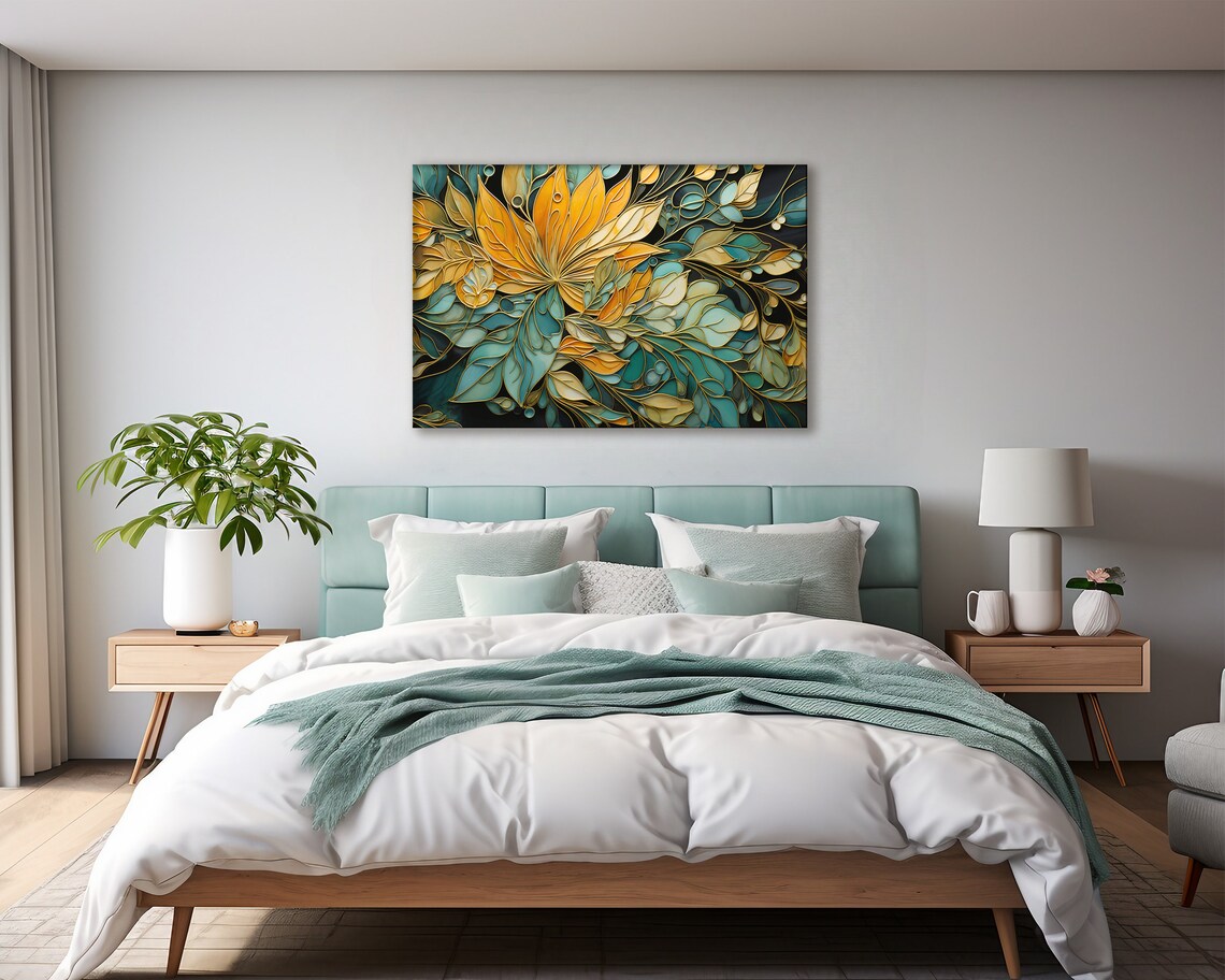 Boho Botanical Abstract Nature-Inspired Poster Print - Image 3