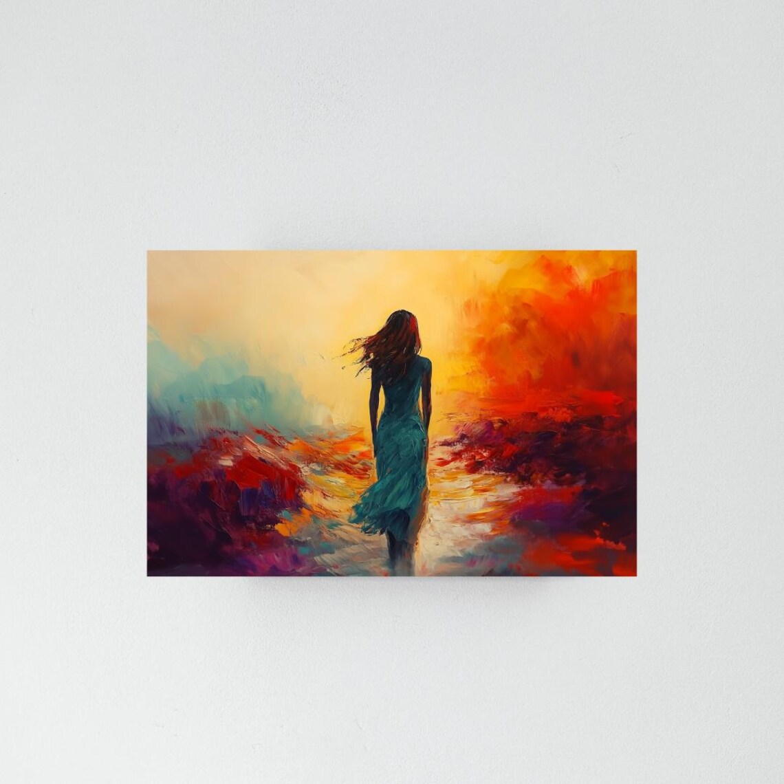 Abstract Woman, Emotional Wall Decor Art Print - Image 4