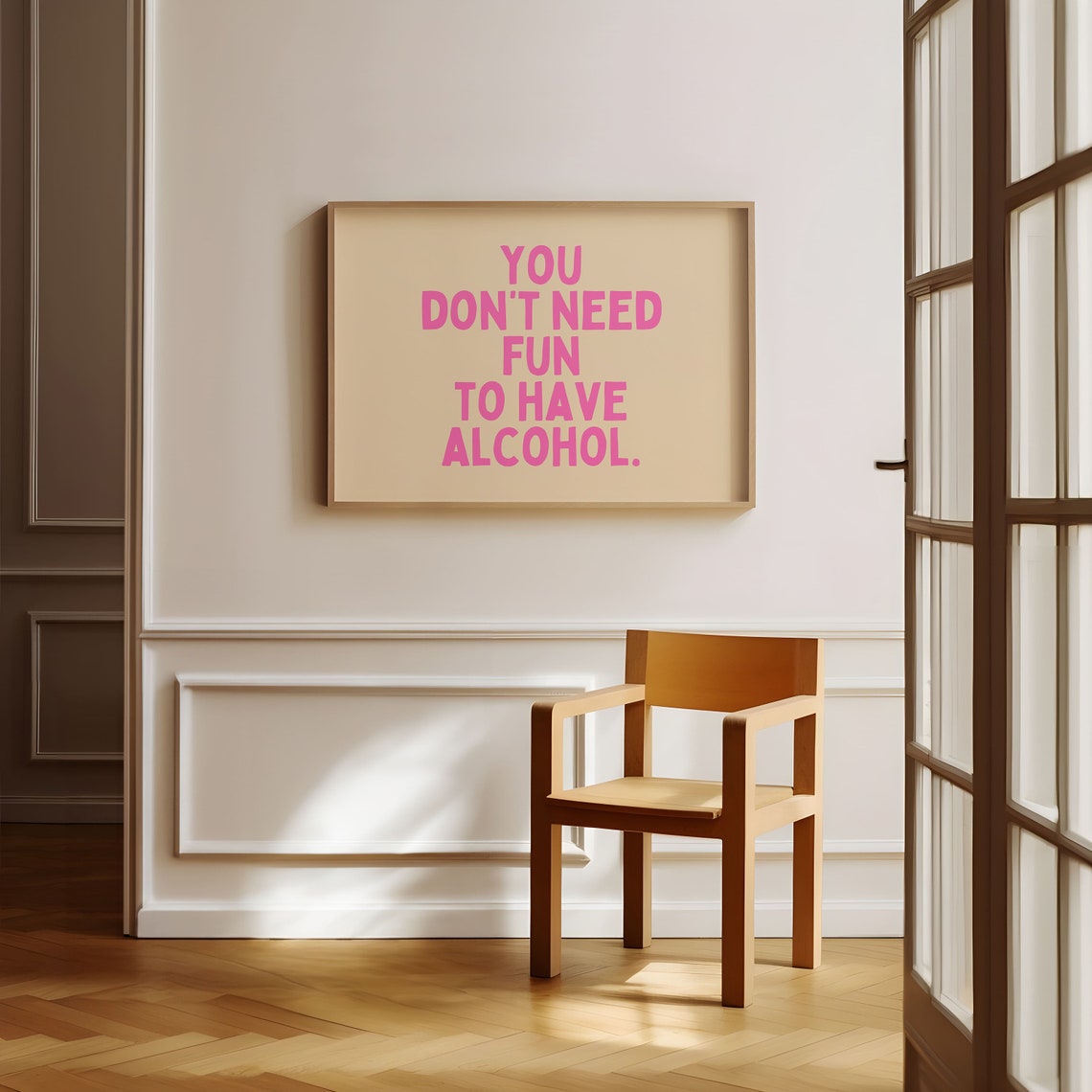 Running Late Is My Kind Of Cardio Funny Sarcasm Wall Art Fitness Cardio Print Typography Word Art Home Decor Quote Poster Quirky Print - Image 2