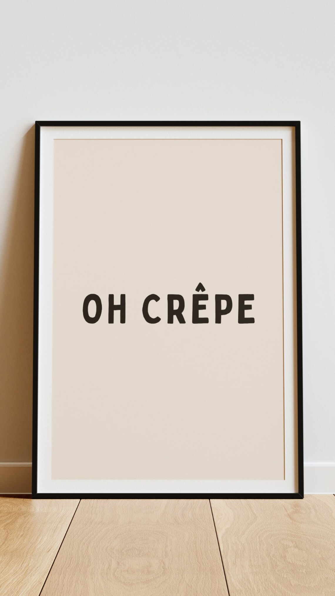 Fuck Minimalist Black And Cream Funny Swear Word Quote Poster - Image 4