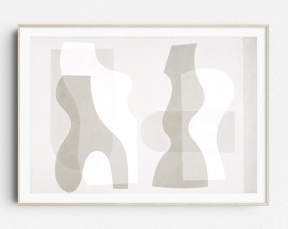 Abstract Print, Mid Century Modern Poster