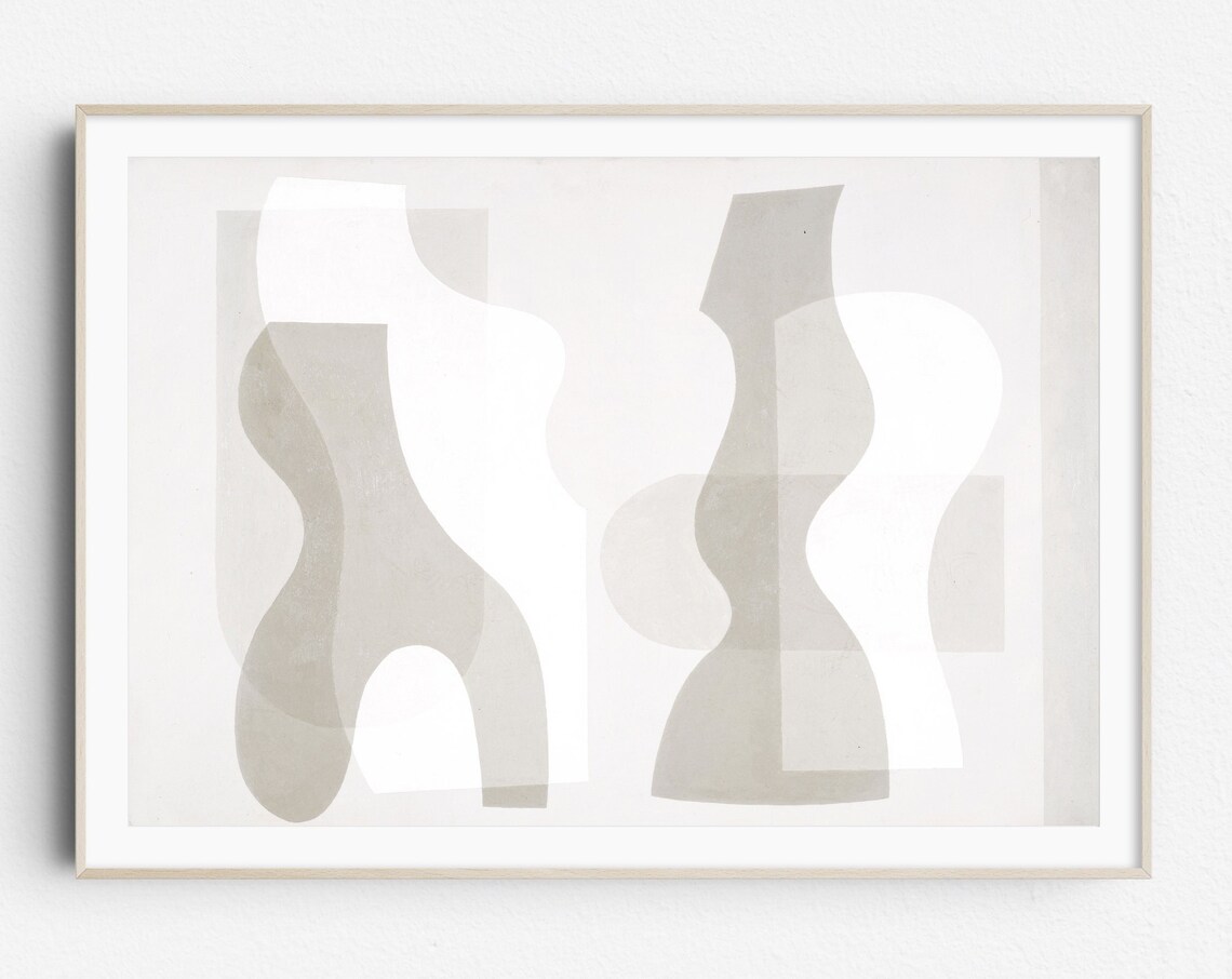 Abstract Print, Mid Century Modern Poster