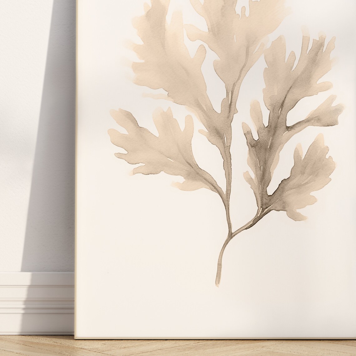 Watercolor Seaweed and Seagrass, Hamptons Art Print - Image 3