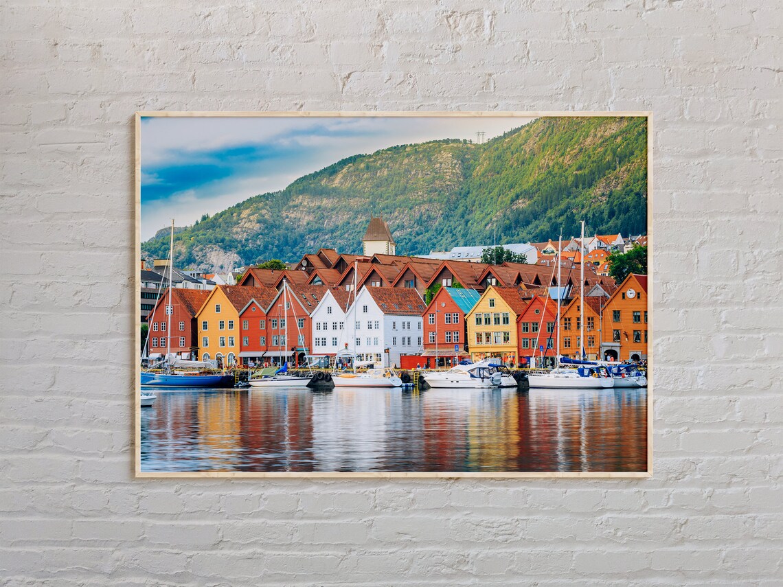 Norway Photo Poster, Oslo Europe Travel Art Print