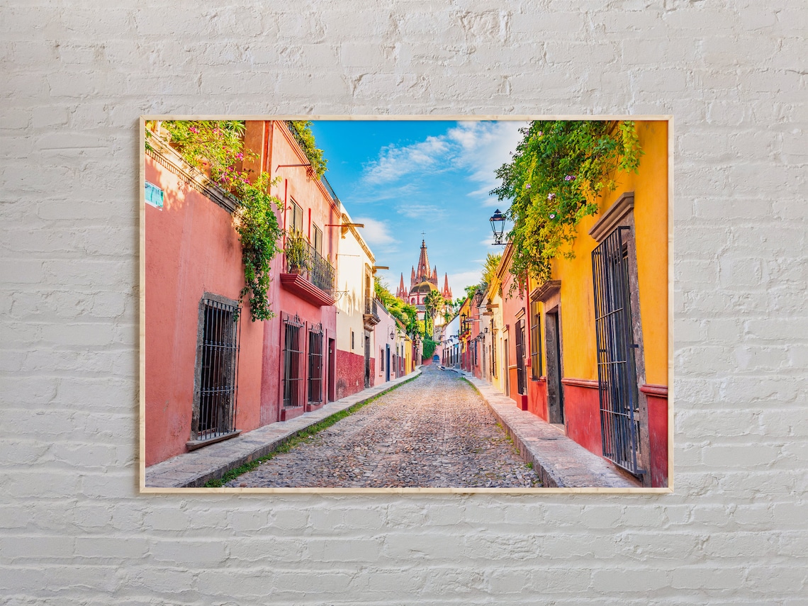 San Miguel De Allende Travel Poster, Real Photo