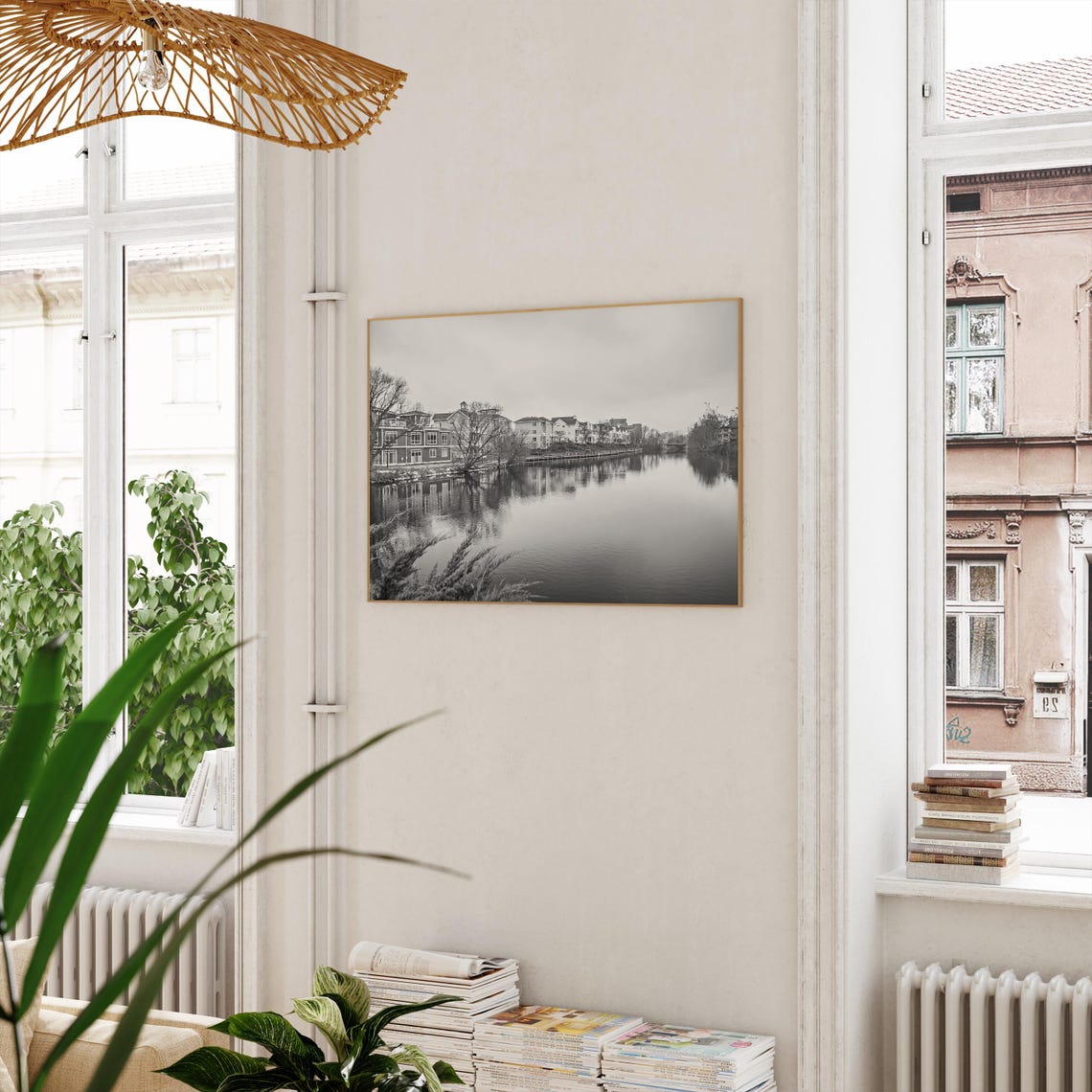 Black And White Traverse City Print Traverse City Wall Art Traverse City Poster Traverse City Photo Michigan Wall Decor Usa Poster - Image 3