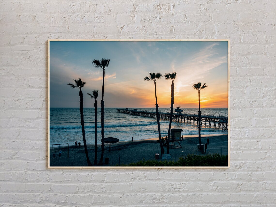 San Clemente Real Photo Art Print, Travel Poster