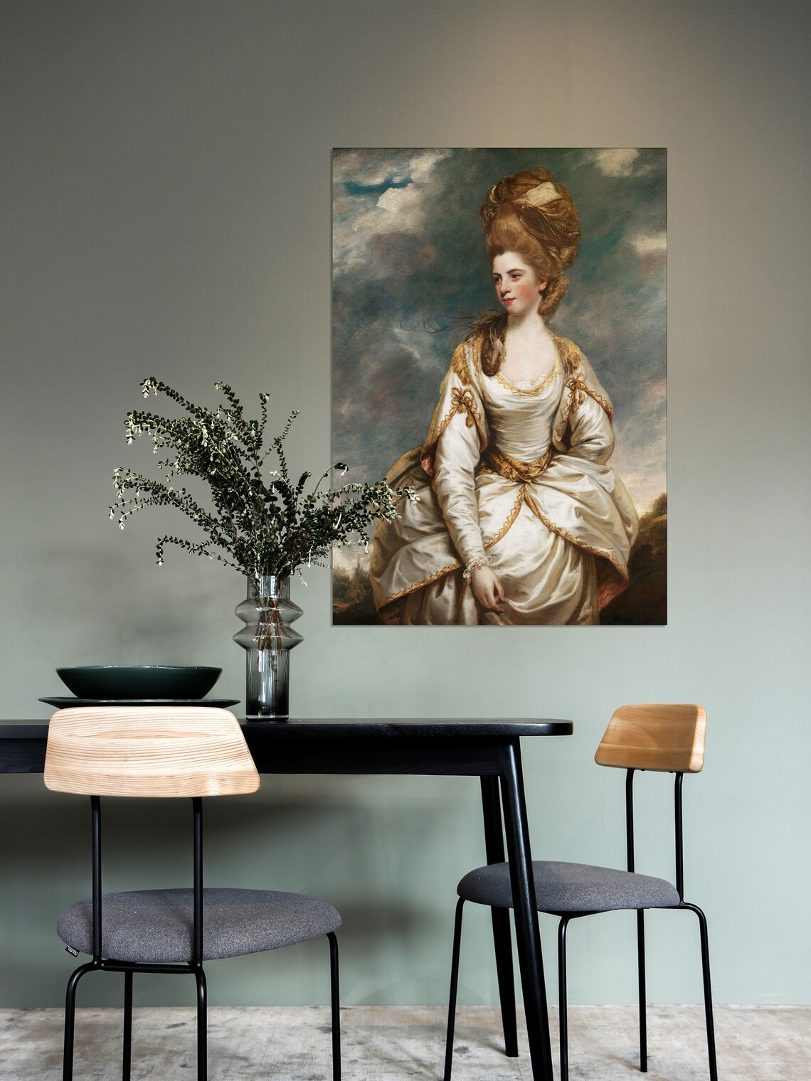 Victorian Portrait, Maximalist Regency Art Print - Image 2